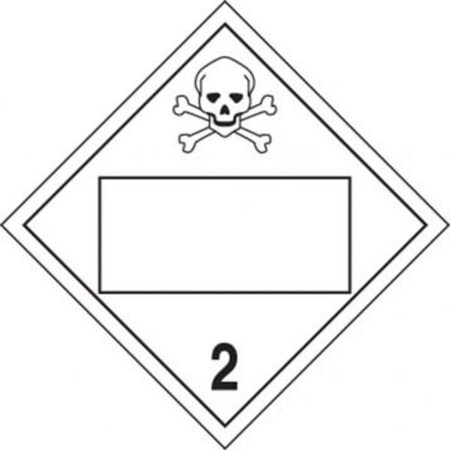 Accuform BLANK DOT PLACARD HAZARD CLASS 2 MPL4DG2CFV100 MPL4DG2CFV100